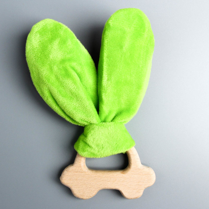 Развивающая игрушка-грызунок «Для маленьких джентльменов», форма машинка