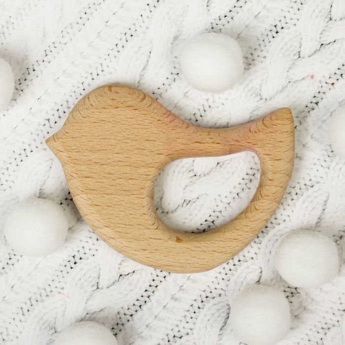 Развивающая игрушка-грызунок «Для маленьких принцесс», форма птичка