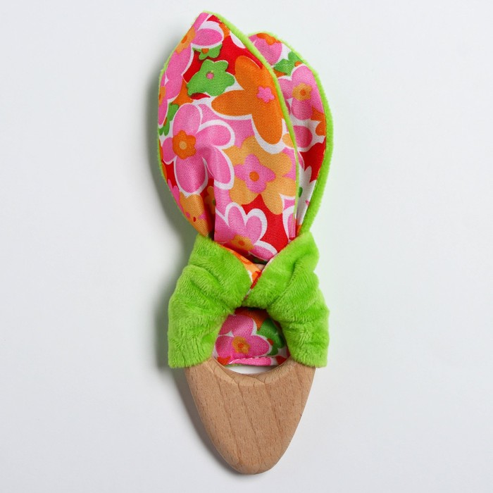 Развивающая игрушка-грызунок «Для маленьких принцесс», форма морковка