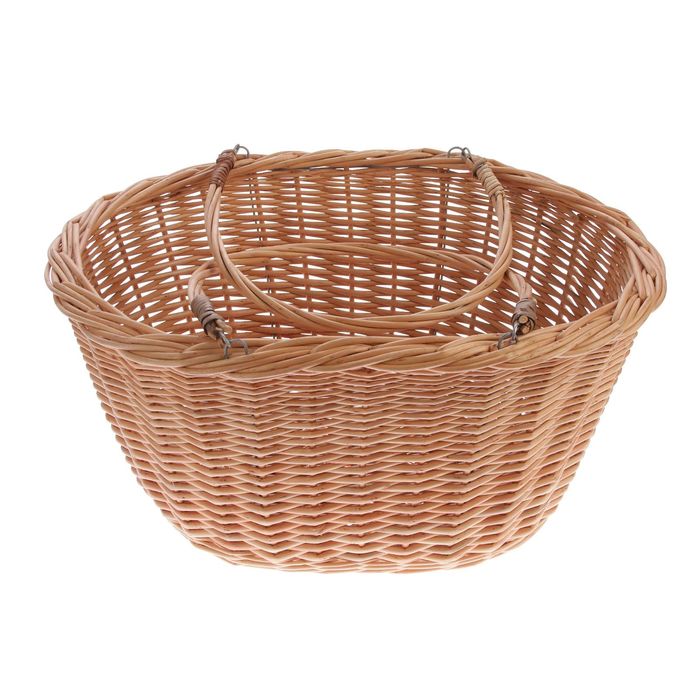 Корзина «Хозяйственная», 2 подвижные ручки, 15-18л, дно 33х23, верх 41х31, Н=23 см