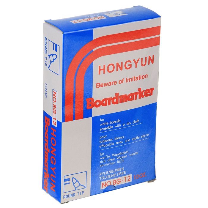 Маркер для флипчарта доски круг 3 мм чёрный