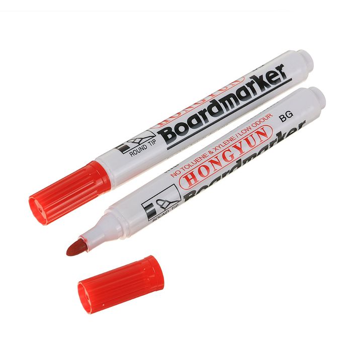 Маркер для доски круг 3 мм красный