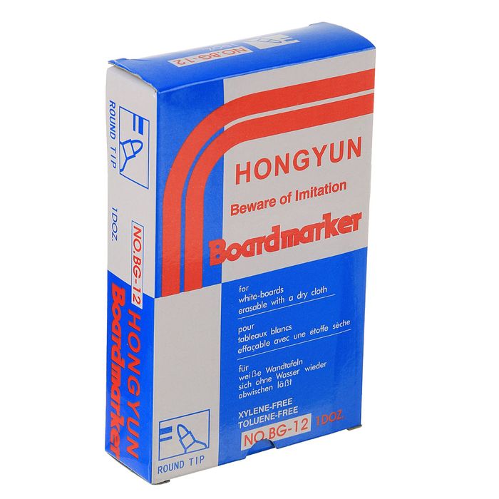 Маркер для доски круг 3 мм красный