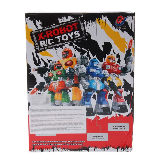 Робот радиоуправляемый X-ROBOT, работает от батареек, световые и звуковые эффекты, цвета МИКС
