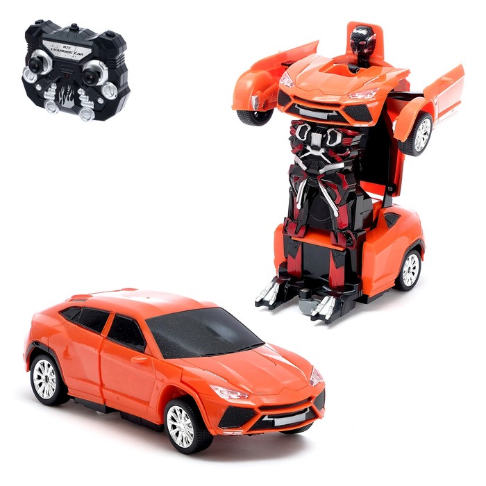 Робот-трансформер радиоуправляемый «Кроссовер», работает от аккумулятора, заряд от USB