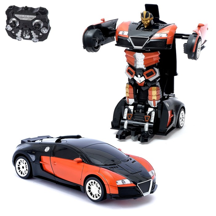 Робот-трансформер радиоуправляемый «Автобот», световые и звуковые эффекты, работает от аккумулятора