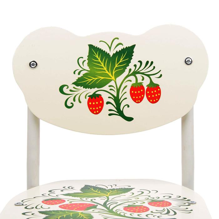 Детский стульчик "Кузя. Стандарт с росписью", регулируемый, разборный