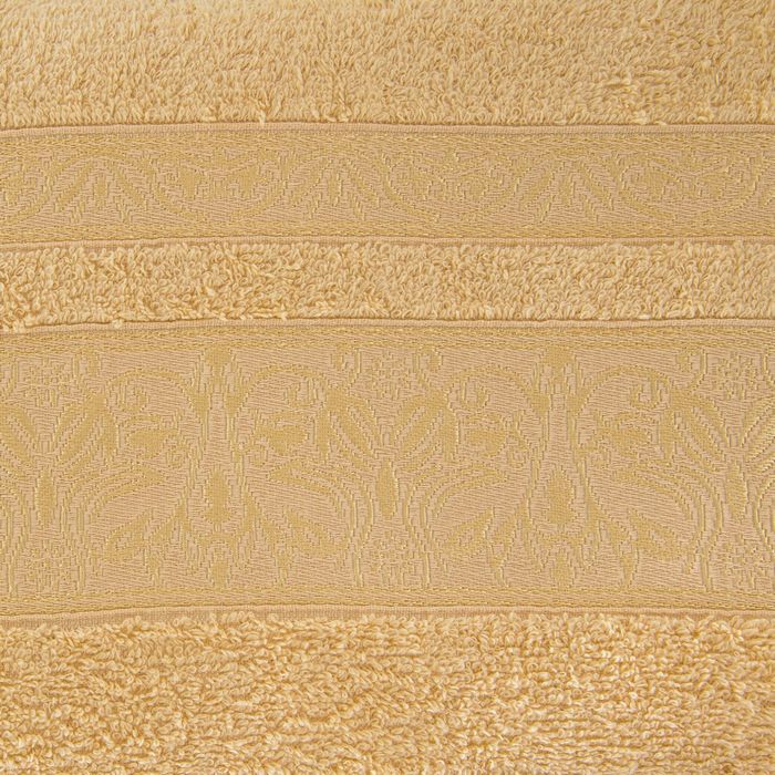 Полотенце TWO DOLPHINS махр. жаккард 70х140 MACKA бежевый хл.460г/м