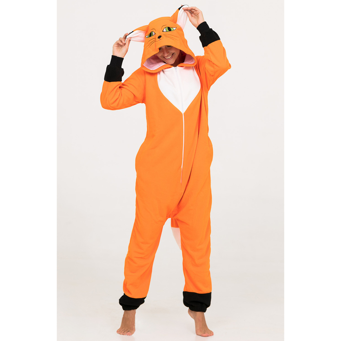 Комбинезон-кигуруми "Лиса", р-р 46-48 (М), рост 170-178 см