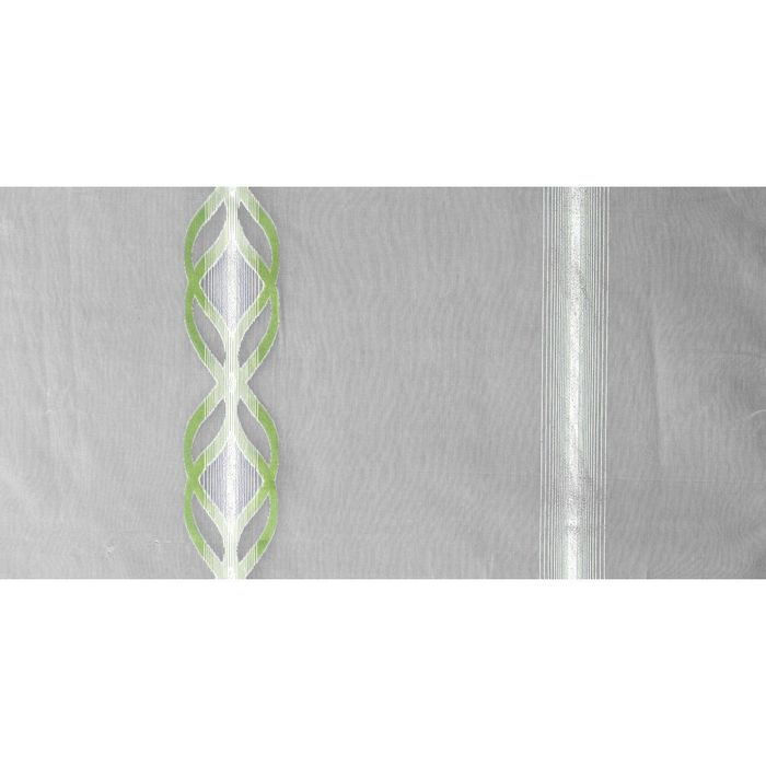 Тюль "Зелёные узоры", 300x275 см, п/э