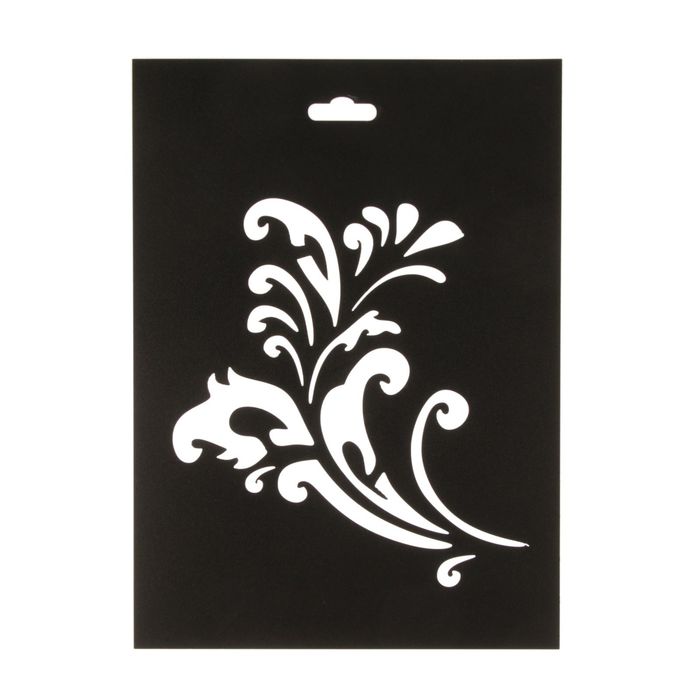 Трафарет пластик "Узор-1" 21х15 см