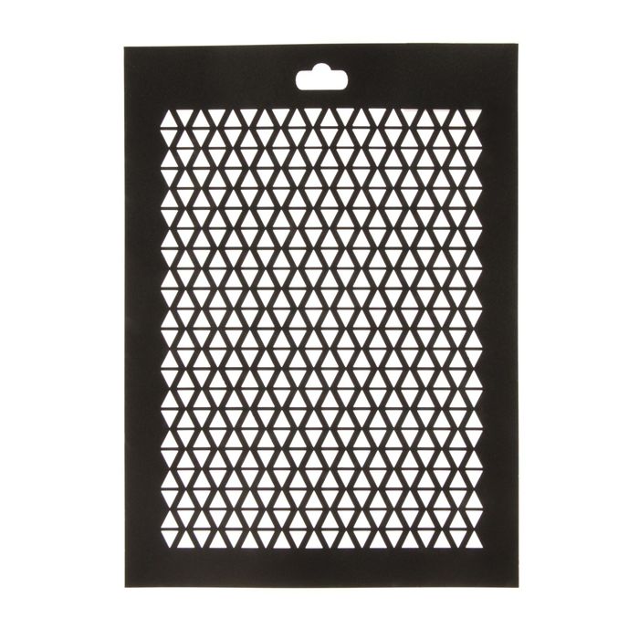 Трафарет пластик "Сетка №2" 21х15 см