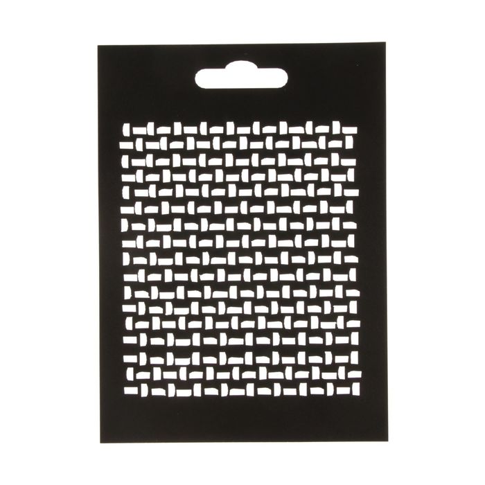 Трафарет пластик "Сетка №18" 21х15 см