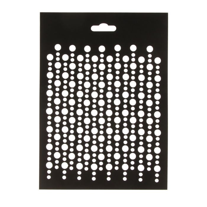 Трафарет пластик "Сетка №21" 21х15 см