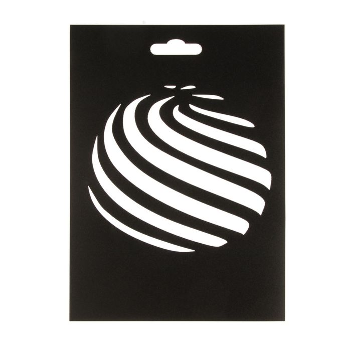 Трафарет пластик "Сетка №40" 21х15 см