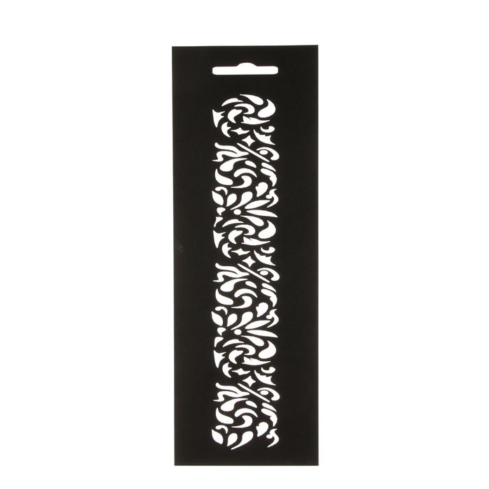 Трафарет пластик "Бордюр-1" 10х27 см