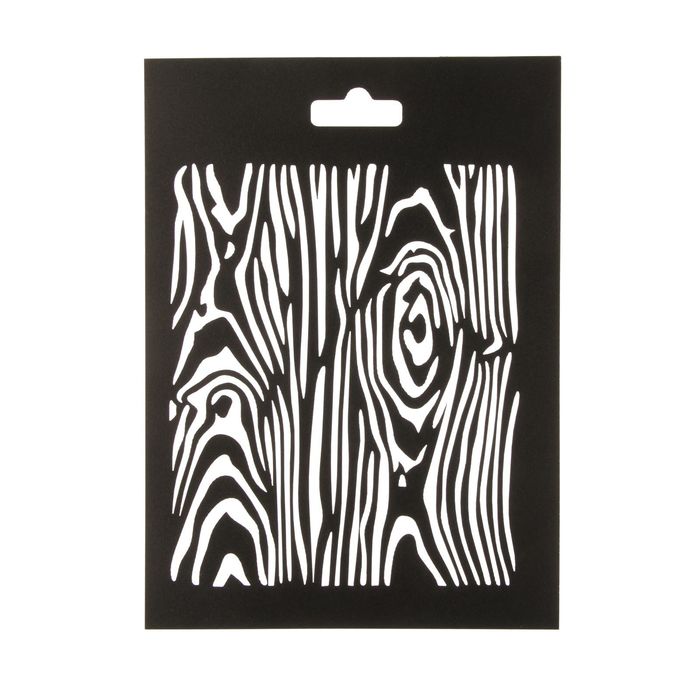 Трафарет пластик "Дерево" 20х14,5 см