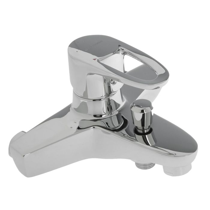 Cмеситель для ванны и душа Accoona A6001, однорычажный, с душевым набором, латунь, хром