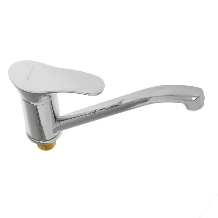 Смеситель для кухни Accoona A4105, однорычажный, с гайкой, латунь, хром