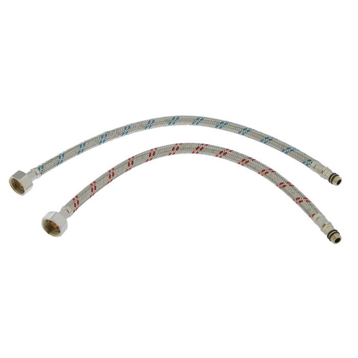 Смеситель для раковины Accoona A9071A, двухрычажный, латунь, цвет сатин