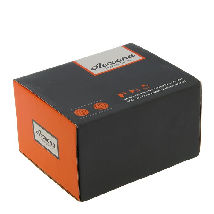 Смеситель для раковины Accoona A9071C, двухрычажный, латунь, цвет бронза