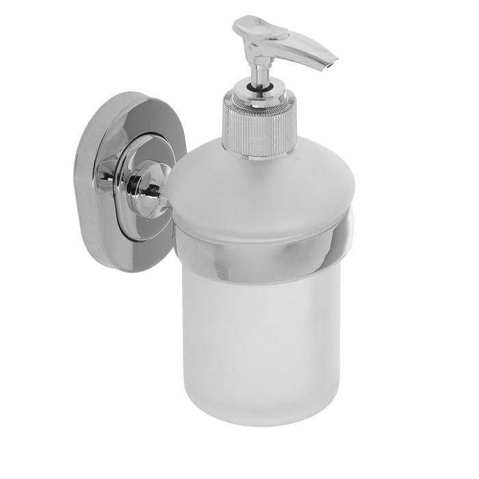 Дозатор для жидкого мыла Accoona A11513, настенный, стекло, хром