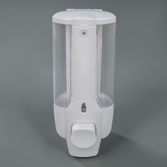 Дозатор для жидкого мыла Accoona A184, настенный, 350 мл, пластик, цвет белый