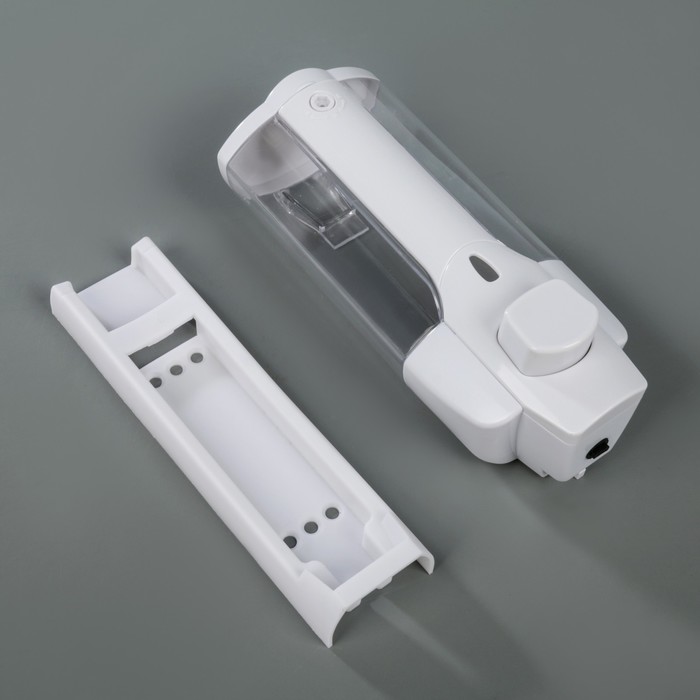 Дозатор для жидкого мыла Accoona A184, настенный, 350 мл, пластик, цвет белый