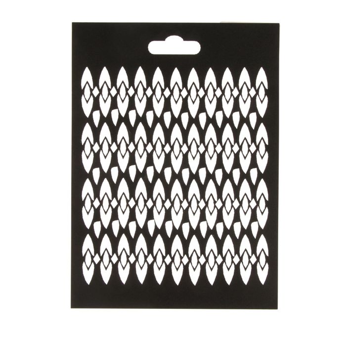 Трафарет пластик "Сетка №30" 21х15 см