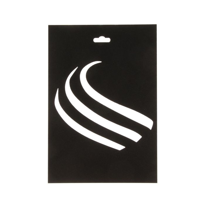 Трафарет пластик "Сфера" 10х15 см