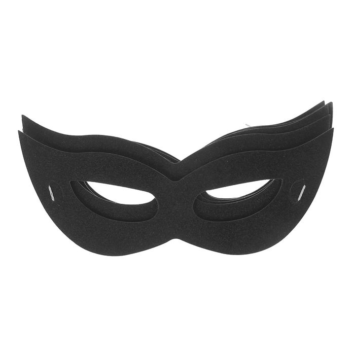 Карнавальная маска "Незнакомка", цвет черный
