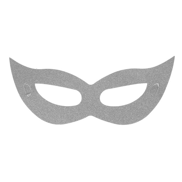 Карнавальная маска "Незнакомка", цвет серебро