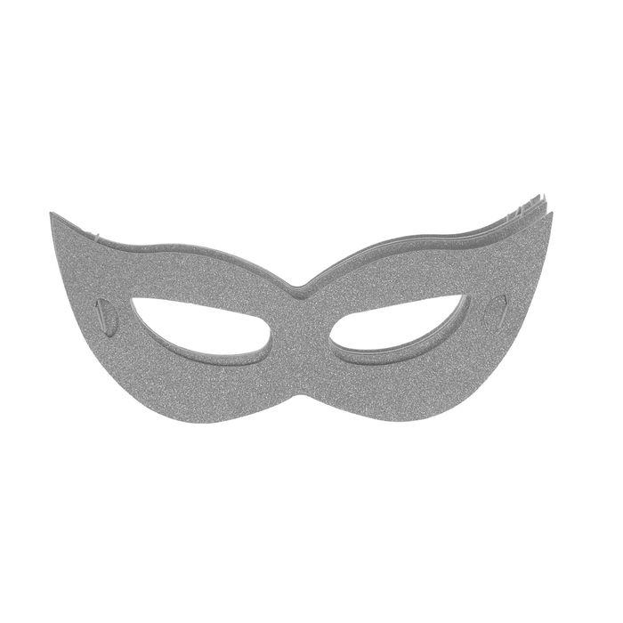 Карнавальная маска "Незнакомка", цвет серебро
