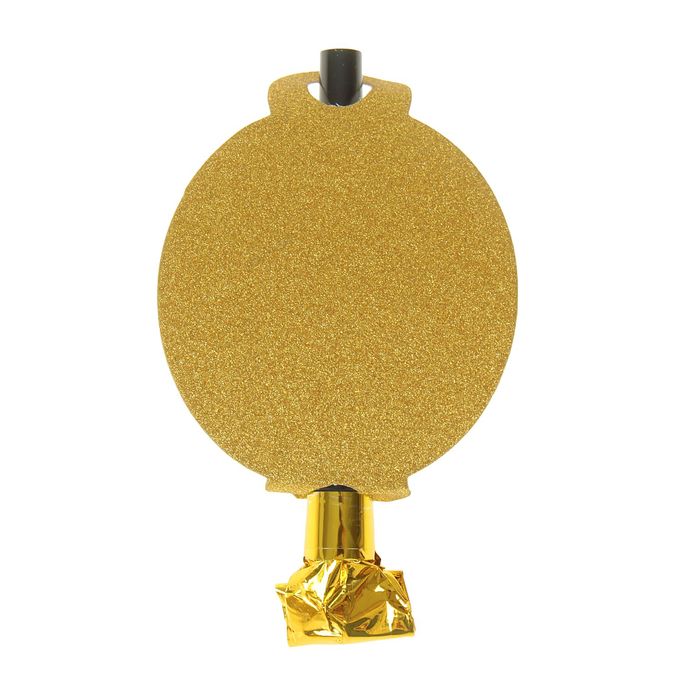 Язычок - кругляш, набор 6 штук, цвет золото