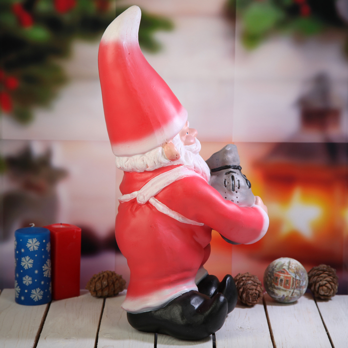 Фигурка "Дед мороз с мешком", 54х22 см