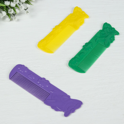 Расчёска фигурная, цвет МИКС