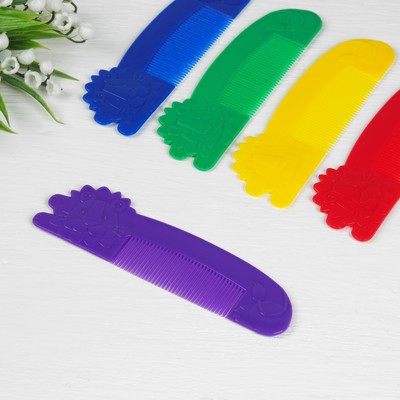 Расчёска фигурная, цвет МИКС
