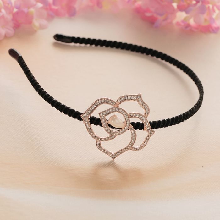 Ободок для волос "Терция" роза