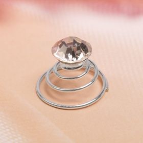 

Шпилька пружинка d-0,9 см страза