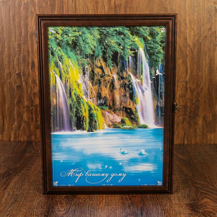 Ключница "Водопад" бронза 44,5х32,5х6,5 см