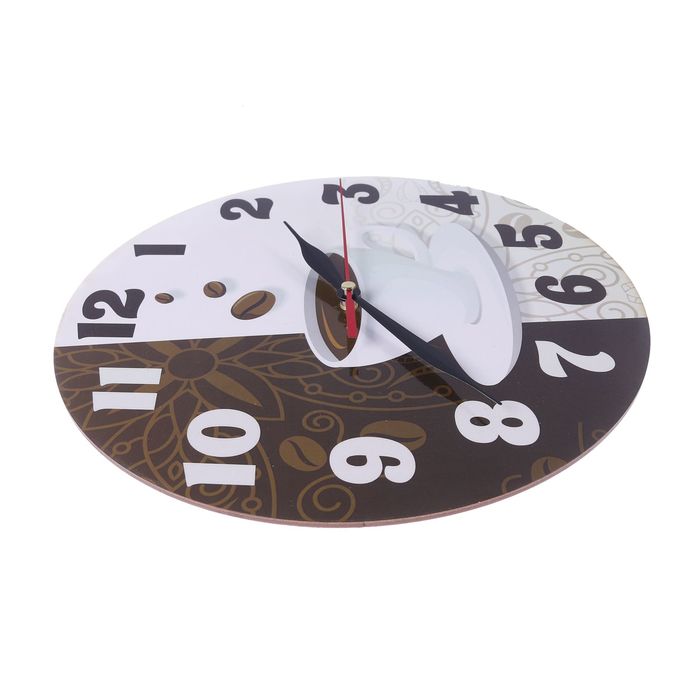 Часы "Кофейные" круглые, Ø 25 см