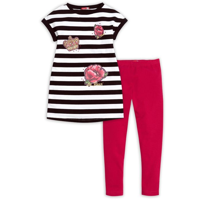 Комплект для девочки, рост 86 см, цвет чёрный