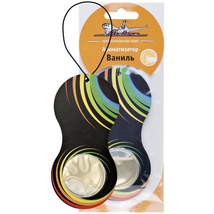 Ароматизатор подвесной гелевый "Восьмерка" ваниль AF-D01-VA