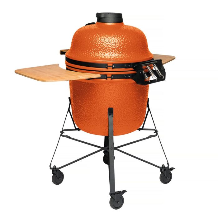 Керамический уличный гриль большой, 135 х 58 х 120 см, оранжевый