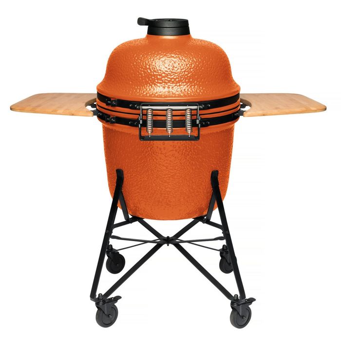 Керамический уличный гриль большой, 135 х 58 х 120 см, оранжевый