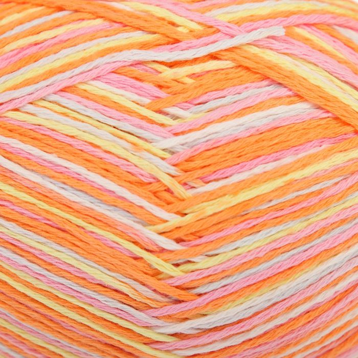 Пряжа "Жасмин" 100% хлопок 280м/100гр (7117, принт)