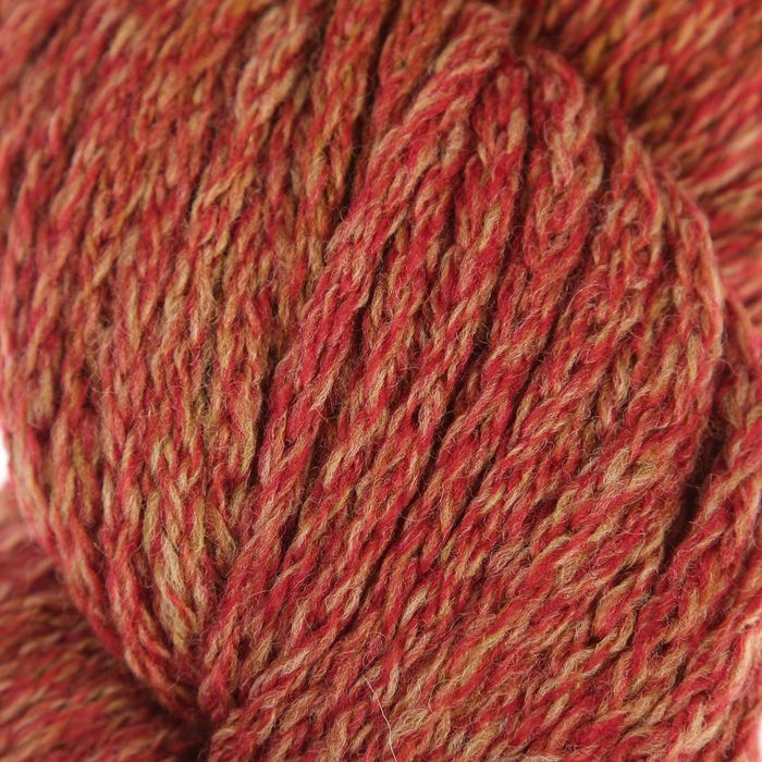 Пряжа "Твидовая" 100% шерсть 110м/100гр (8006, меланж (махагон))