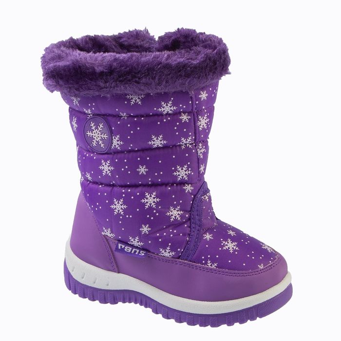 Дутики зимние детские Suba арт. B2206-5-27, цвет сиреневый, размер 27
