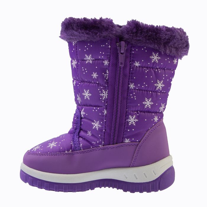 Дутики зимние детские Suba арт. B2206-5-27, цвет сиреневый, размер 27