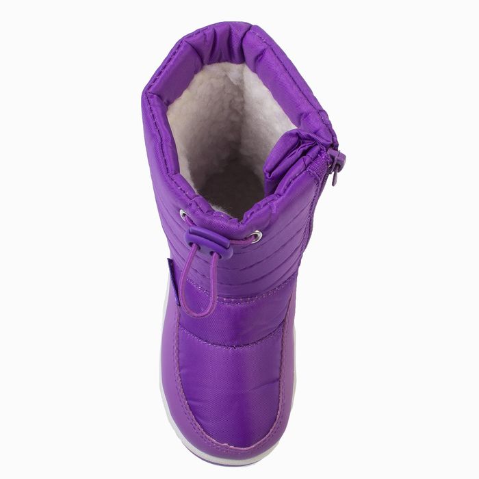 Дутики зимние детские Suba арт. B2210-5-27, цвет сиреневый, размер 27
